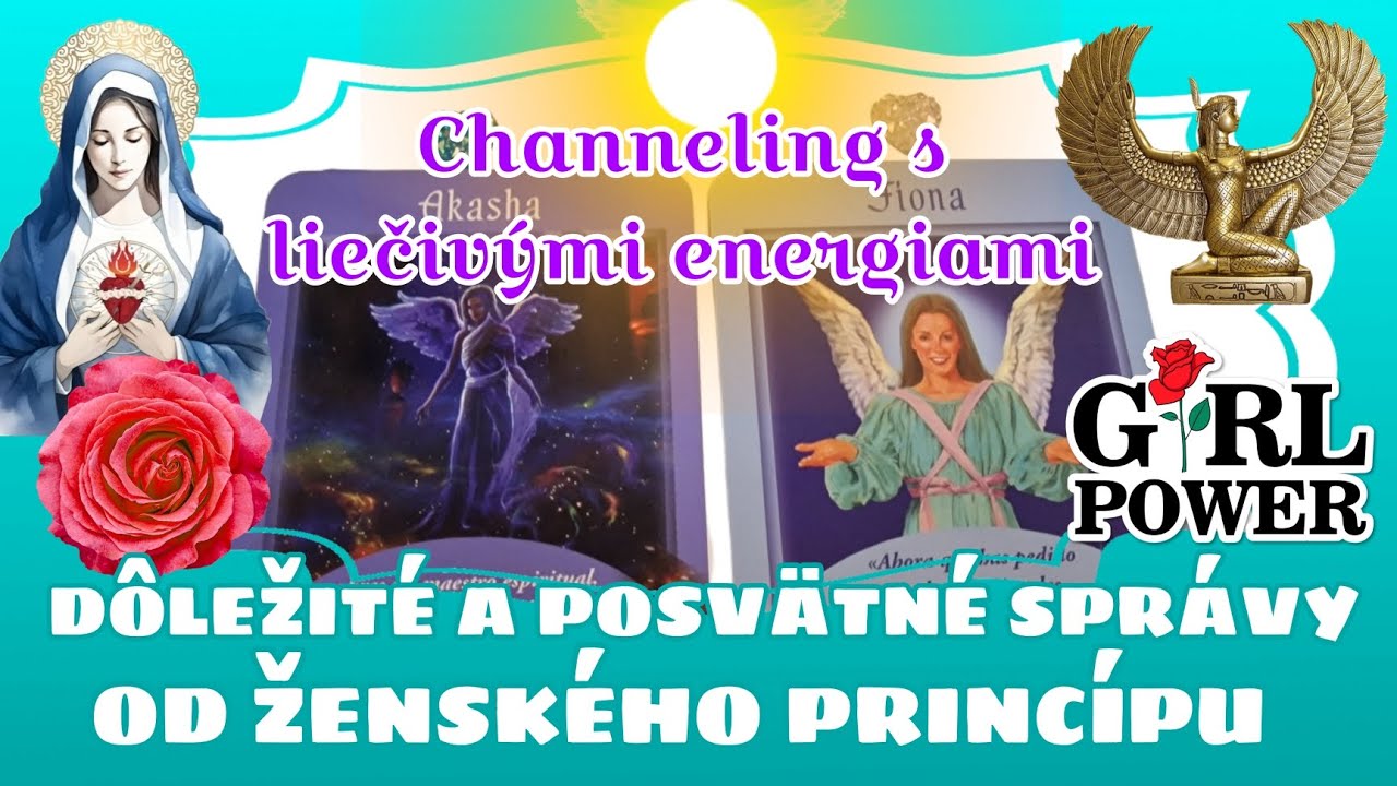 HLBOKÉ POSVÄTNÉ SPRÁVY A LIEČENIE OD ŽENSKÉHO BOŽIEHO PRINCÍPU 💃🌞❤️🗝🌹 CHANNELING 🙏👼 #vykladkariet