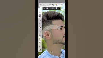 How to edit beard + hairs style in sketchbook || short trips