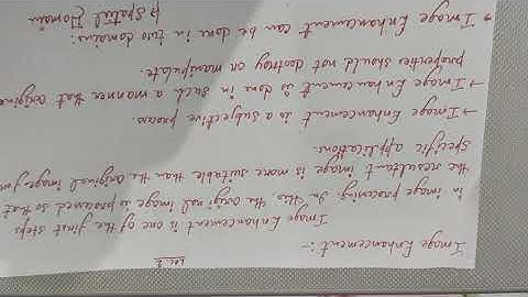 Lecture 2 Digital Image Processing (Image Enhancement & Digital Negative)