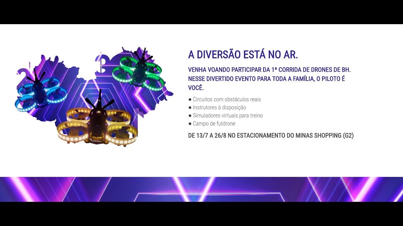 bh90210 DRONE RACE NO MINAS SHOPPING EM BH #400/2019