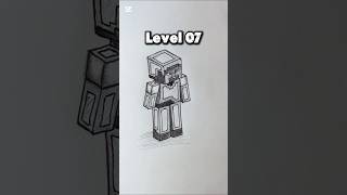 How To Draw Mine Craft Characters Different Level ✨️ | Part 07