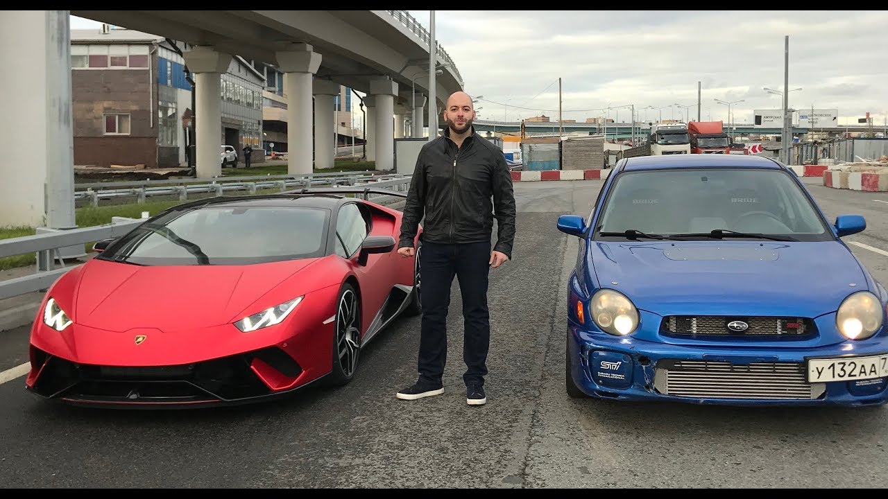 ⁣DT_LIVE. 700 л.с. Subaru Impreza vs Lamborghini Huracan