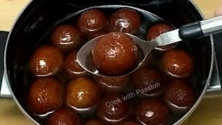 सबसे आसान तरीक़ा बाज़ार जैसे गुलाब जामुन घर पर बनाने का । instant Gulab jamun/homemade gulab jamun