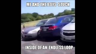 Me and boys inside of a loop