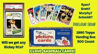 Opening 1980 Topps Baseball Vending Box! (Part 1 of ?)