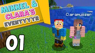 Mikkel & Claras Eventyr #01: CLARA ER OND! (Dansk Minecraft)