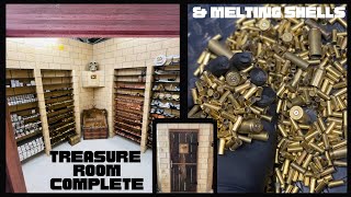 Total Stack Value & Treasure Room Finished - Bullet Shell Melting - ASMR Metal Melting - BigStackD