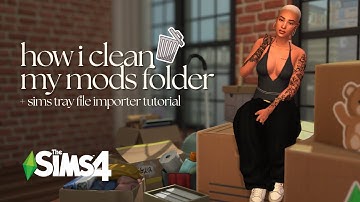 how to clean out your sims 4 cc folder + sims 4 tray file importer tutorial 🗑️ (easy step-by-step)
