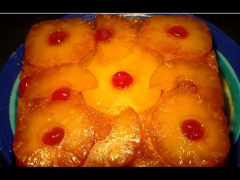 Pineapple Upside Down Cake Recipe Demonstration - Joyofbaking.com. 