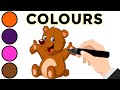 COLOURS | Colour name | Learn colors | Colours for kids | Colours for kindergarten #color #colours