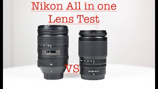 Nikon Z 24200mm VS Nikon 28300mm. The All in one Lens test. Picture Quality, Focus breathing test