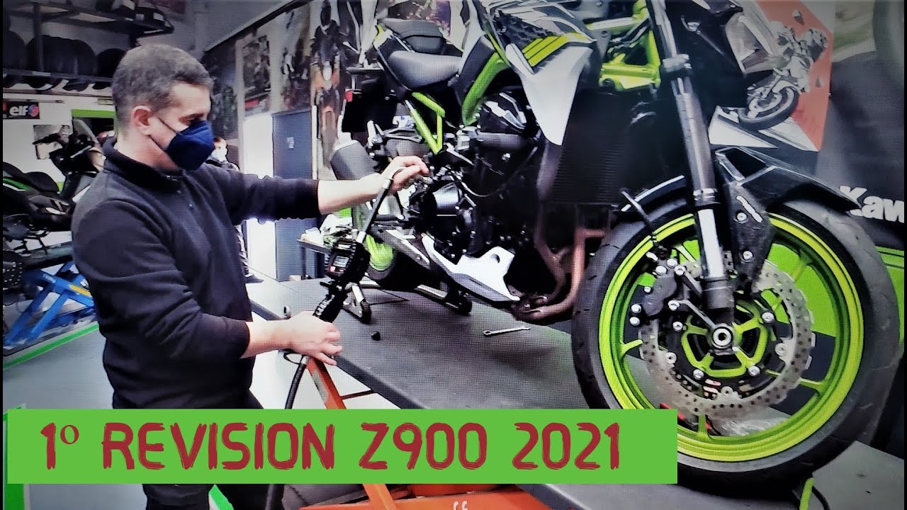 motoConsejo Texa: Reinicio del intervalo de mantenimiento en una Kawasaki  Z900 (2020)