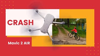 DJI Mavic 2 air crash