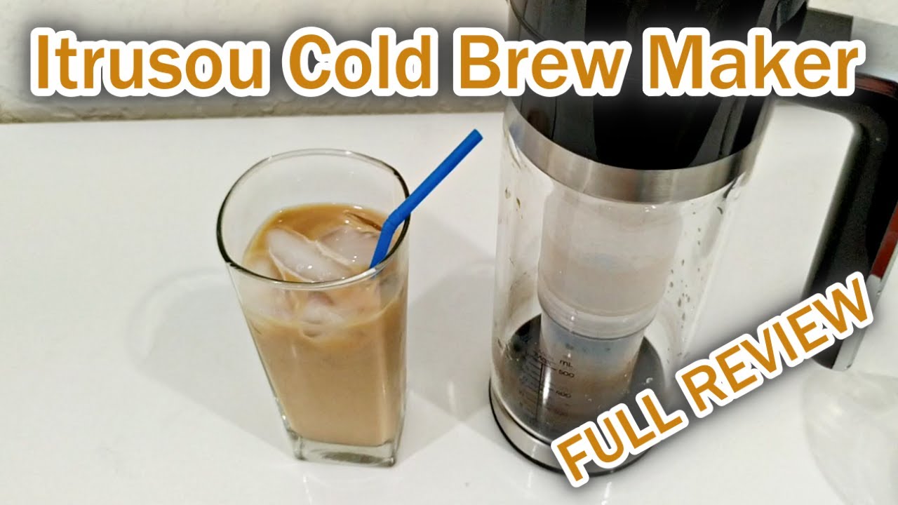 Itrusou 15Min Patented Electric Cold Brew Iced Tea & Coffee Maker