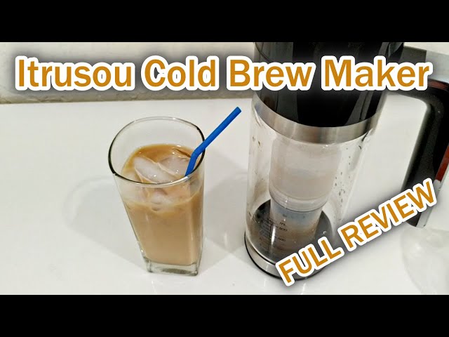 Portable Electric Cold Brew Coffee Maker, iTRUSOU 15-Min Cold Brew Iced Tea & Coffee Maker, Black Ice Cold Brewer Machine or Pitcher, Size: One Size