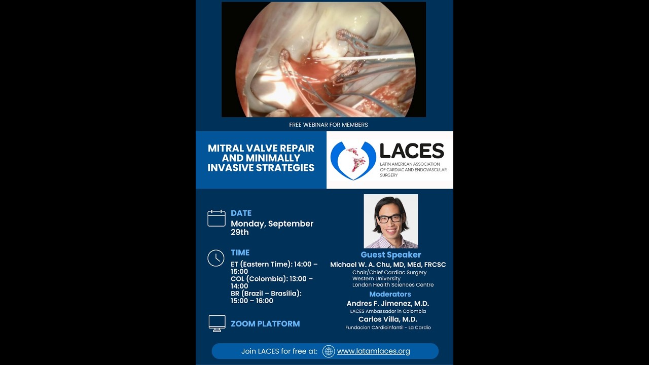 Minimally invasive strategies for mitral valve repair - YouTube