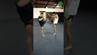 Muay Thai Training - Countering the Body Kick with Kru Non