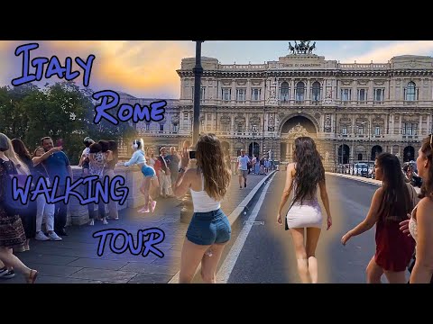 Italy Rome Walking Tour Piazza sant Andrea della valle to piazza navona & piazza dei tribunali