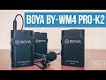 ОБЗОР BOYA BY-WM4 PRO-K2 - БЕСПРОВОДНОЙ ПЕТЛИЧНЫЙ МИКРОФОН BOYA - ТЕСТ ЗВУКА и настройка на Android