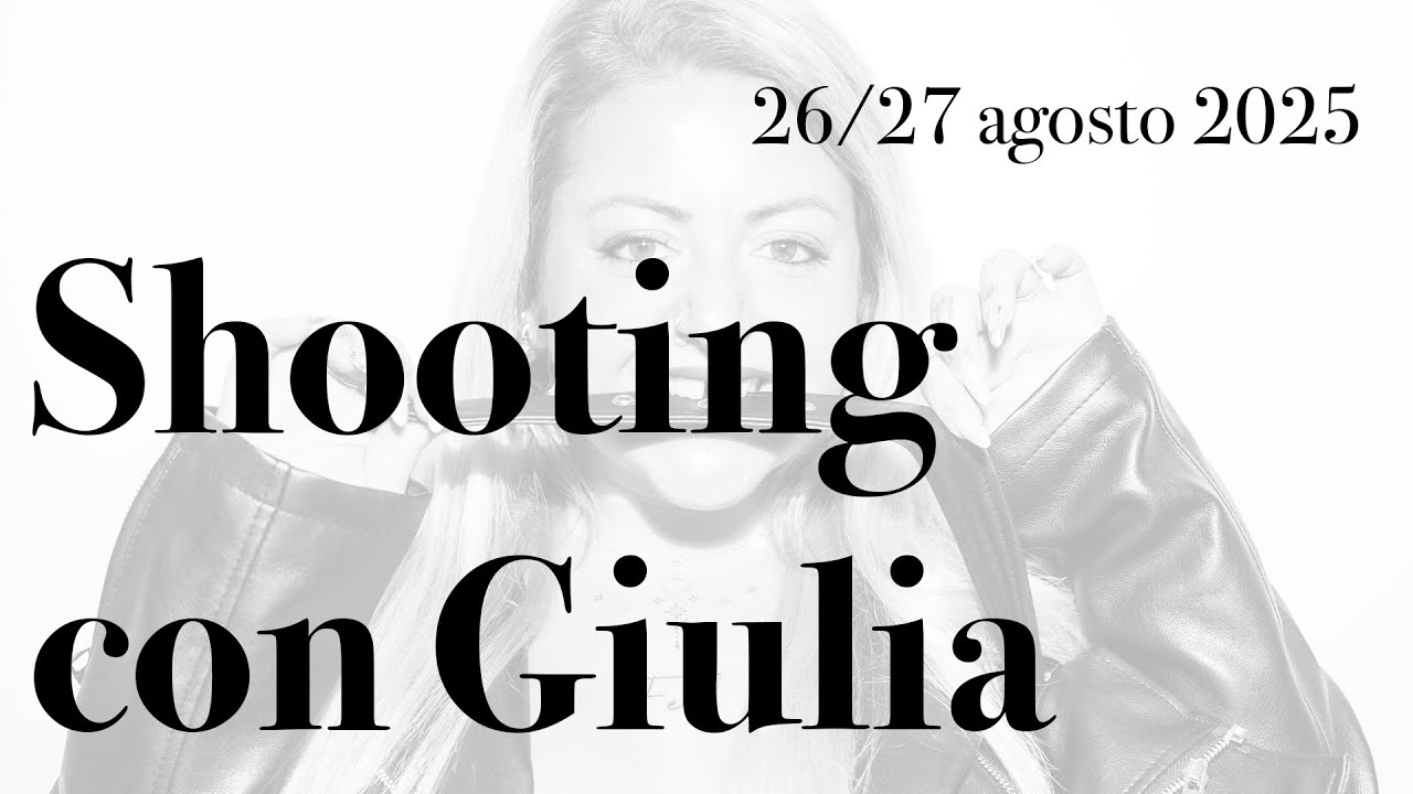 Ritratto e nudo con Giulia: backstage