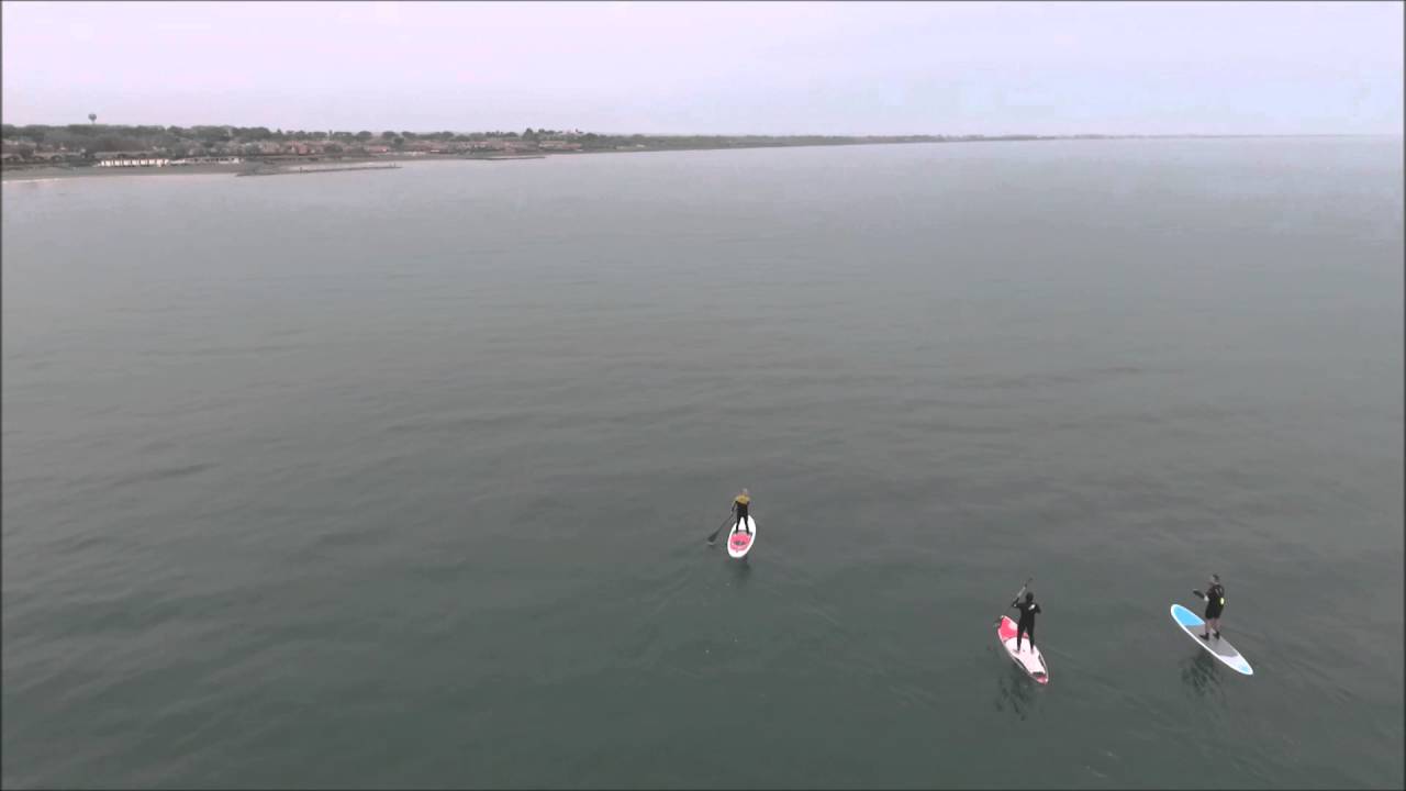 ITALY STAND UP PADDLING • Drone Phantom 4 raw footage