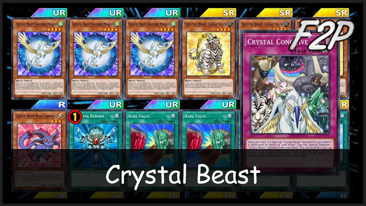 yugioh duel links crystal beast deck Amazon.com: Generic TCG: Legend of The Crystal Beasts Structure Deck  Display Box main image 1