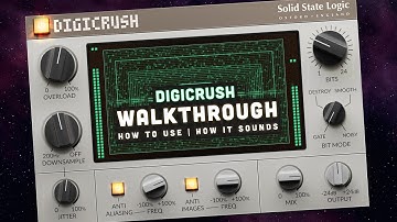 SSL Digicrush - From vintage digital to lo-fi destruction | Usage & Sound - Walkthrough (no talking)