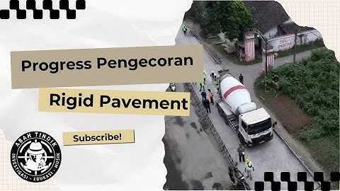 Rigid Casting Progress of Kasiyan - Puger Road