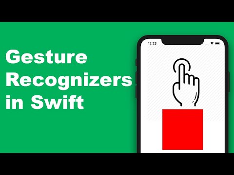 Gesture Recognizers in Swift with Xcode 11 | iOS Development