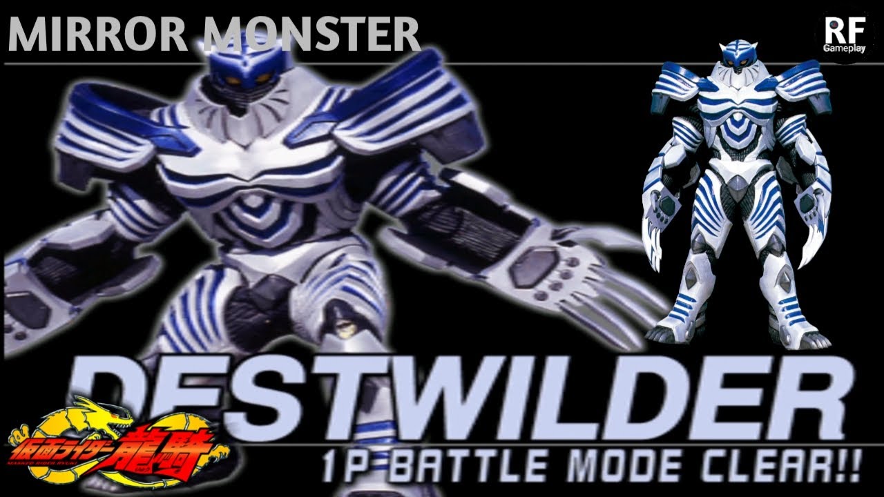 GAMEPLAY KARAKTER MIRROR MONSTER DESTWILDER🐯 || KAMEN RIDER RYUKI (PS1/ePSXe) || GAMEPLAY #3