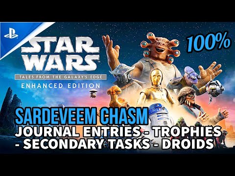 Star Wars: Tales from the Galaxy's Edge 100% - All Journal Entries, Droids etc. [Sardeveem Chasm]