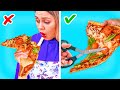 AMAZING FOOD TRICKS EVERY FOODIE NEEDS TO KNOW! || Funny Food Hacks by 123 Go! Live
