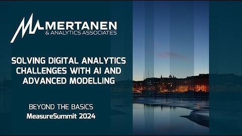 Solving Digital Analytics Challenges with AI and Advanced Modelling