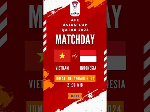 JADWAL SIARAN LANGSUNG TIMNAS INDONESIA VS VIETNAM LIVE #timnasindonesia #indonesia #pialaasia #afc