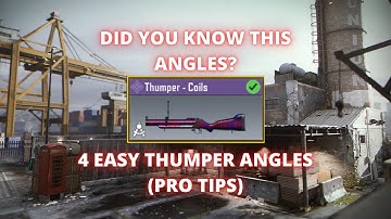 4 NEW Thumper Angles that Counters Common Angles that PROS or TRYHARDS USE (PRO TIP)