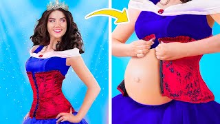 What If Princess Was Pregnant\/ 16 Funny Pregnancy Situations