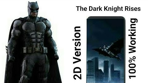 Download The Dark Knight Rises (2D-HD) Game for all Android Devices