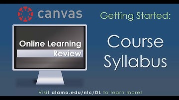OLRN-0001: Getting Started: Course Syllabus