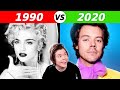 Popular Songs in 2020 vs 1990