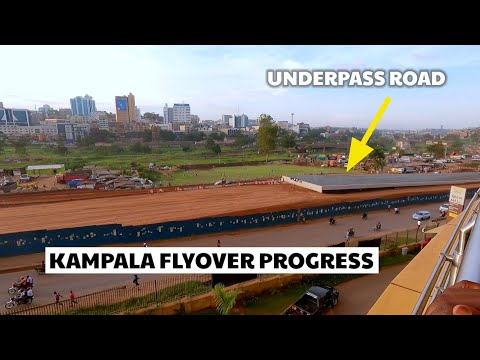 Marram Layering Of The Kampala Flyover Underpass Road At The Arena Mall Nsambya Junction