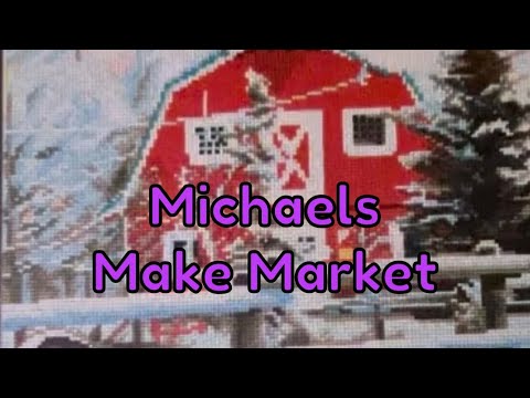 MICHAEL'S Has Affordable Diamond Paintings??? MAKE MARKET Unboxing 