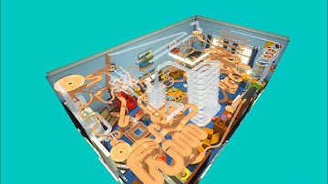 Marble World - Descent Into Marble Madness - Kids Videos