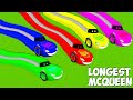 This is COLORED LONGEST LIGHTNING MCQUEEN EXE in Minecraft Gameplay Animation