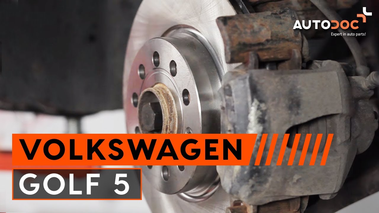Wie Vw Golf 5 Bremsscheiben Vorne Wechseln Tutorial Autodoc Youtube