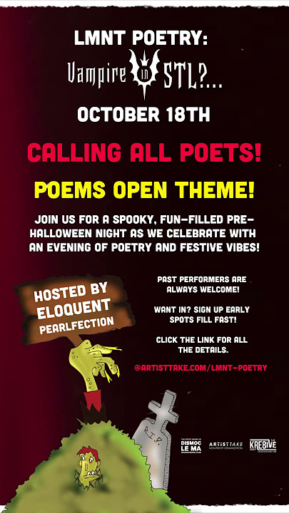 LMNT POETRY October 18th