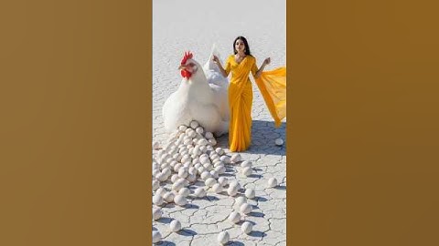 Massive Chicken Gives Thousands Of Eggs A Day 🥚| Must Watch #shorts #girl #chicken #aishorts