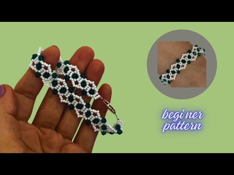 Beaded Butterfly Bracelet Pattern | Craft Designs by Eve Leder