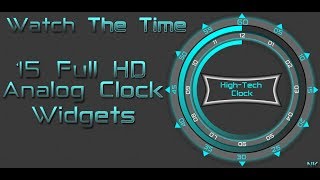 15 Most Amazing Analog Clock HD Widgets screenshot 3