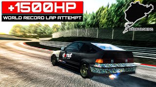 Can My 1500HP Honda Crx BEAT the Nürburgring World Record - Racing Xperience screenshot 3