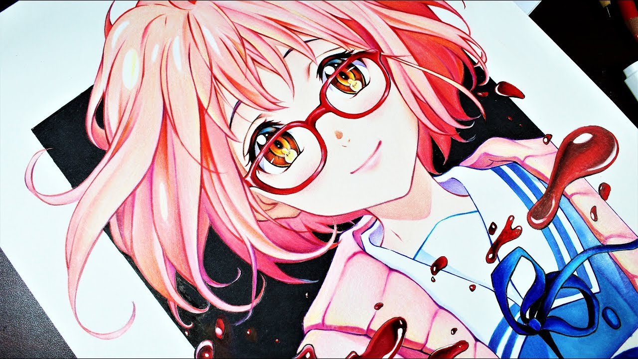 Beyond the Boundary Anime Drawing Mirai, Anime, manga, cartoon